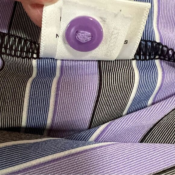 Peter Millar Summer Comfort Purple Stripe Golf Polo XL White Manor CC Excellent - Picture 7 of 10